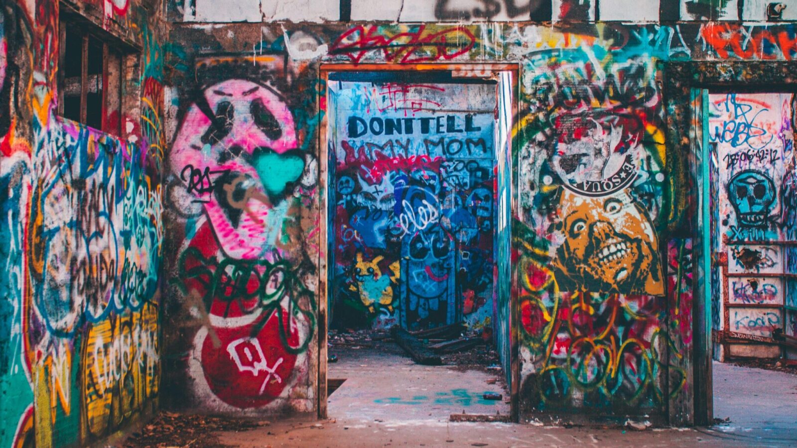 Photo by Alex Montes: https://www.pexels.com/photo/photo-of-abandoned-building-with-graffiti-1805268/